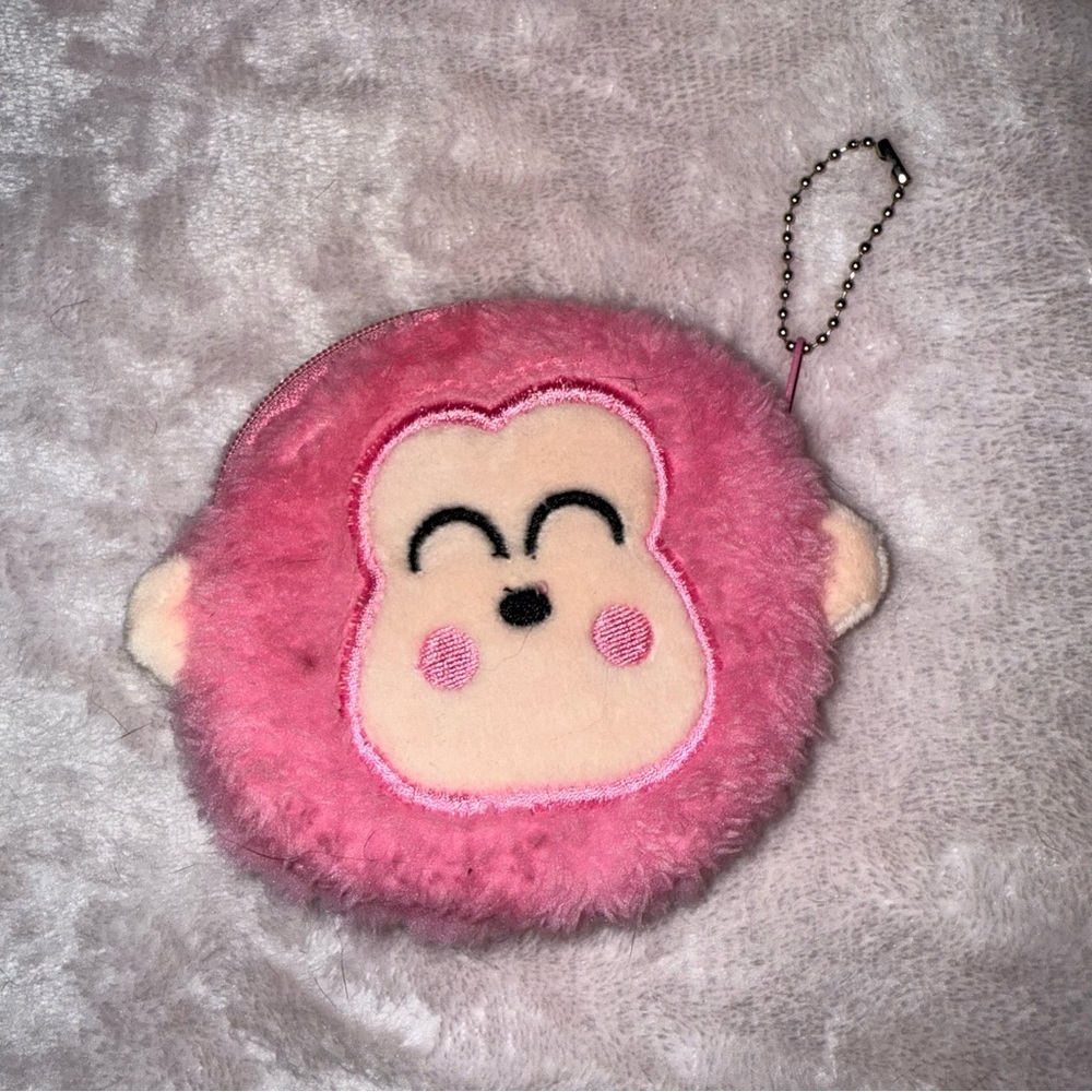 ✨✨5/$10✨✨ Monkey plush Wallet Mini Coin Purse Backpack Bag Pendant Keychain